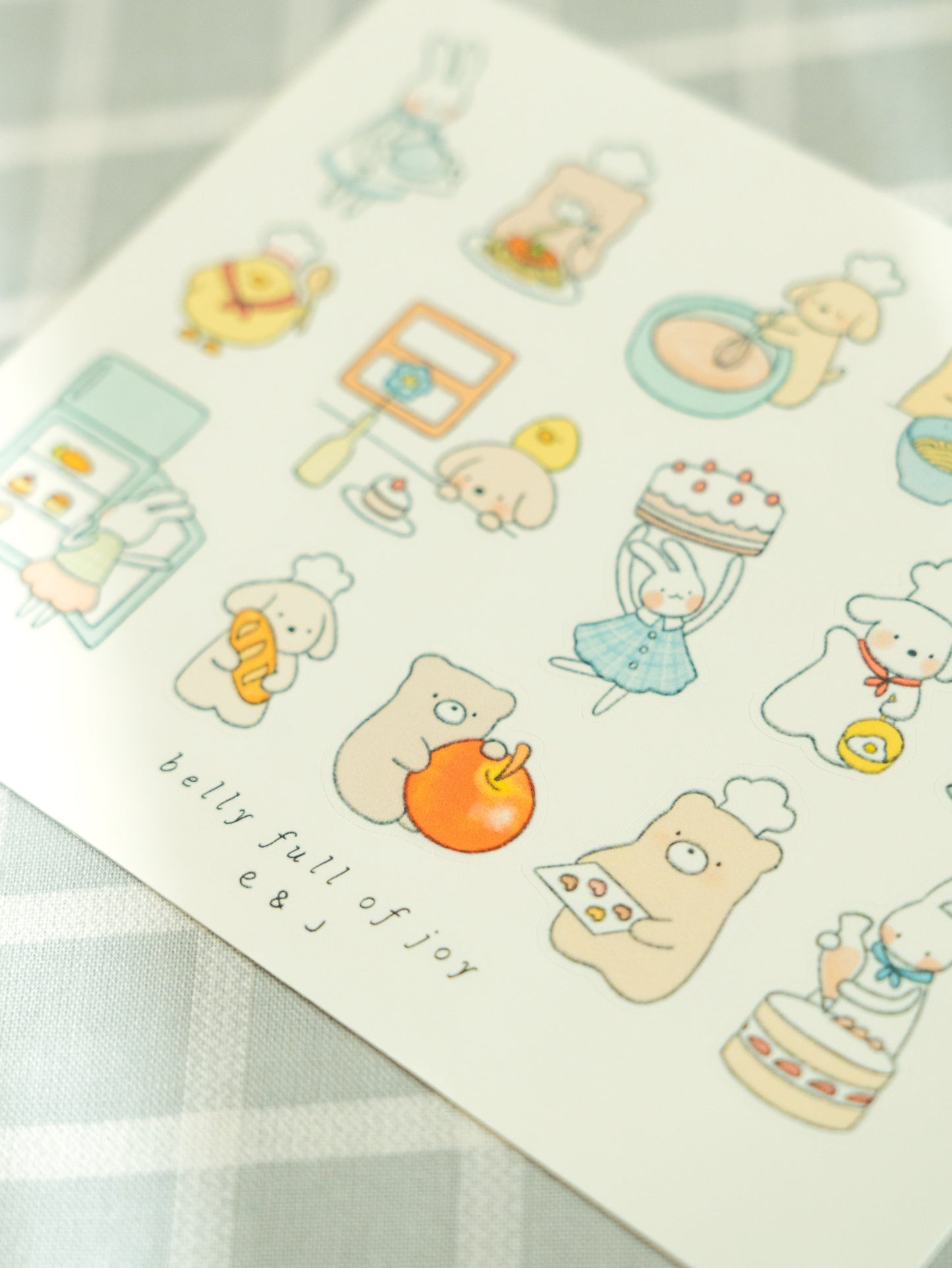 Belly Full of Joy Sticker Sheet