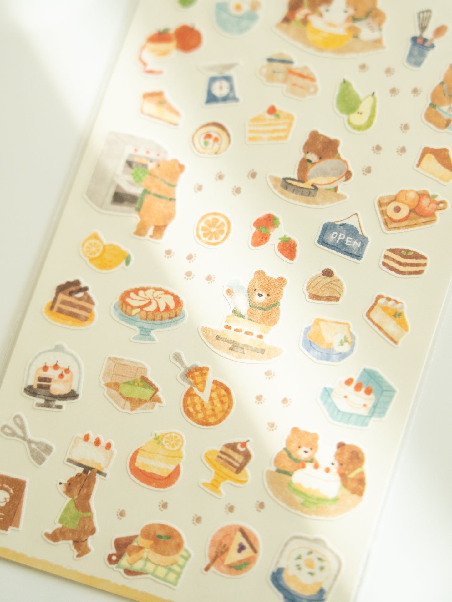 Mind Wave Little Kitchen Sticker Sheet: Cake Shop