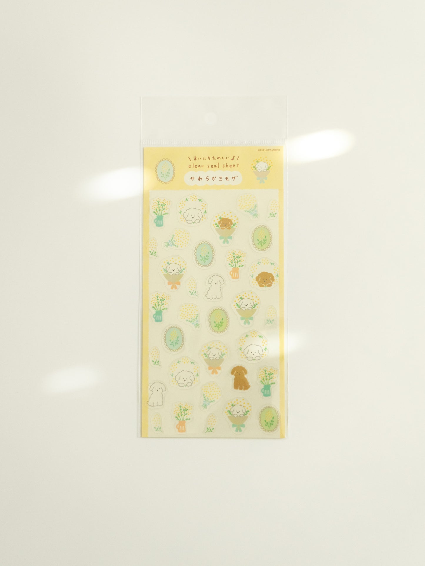 Furukawa Shiko Clear Sticker Sheet: Soft Mimosa