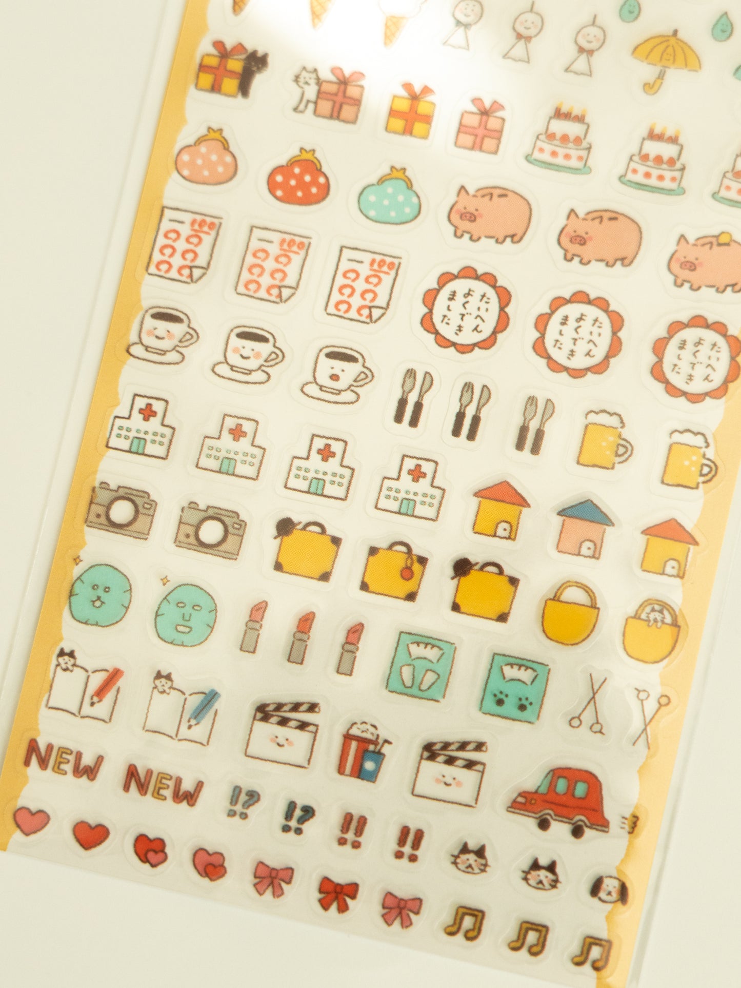 Furukawa Shiko Watashi-Biyori Daily Sticker Sheet: Daily Schedule