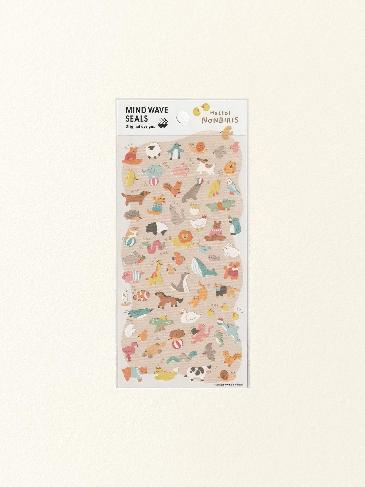 Mind Wave Sticker Sheet: Hello! Nonbiris