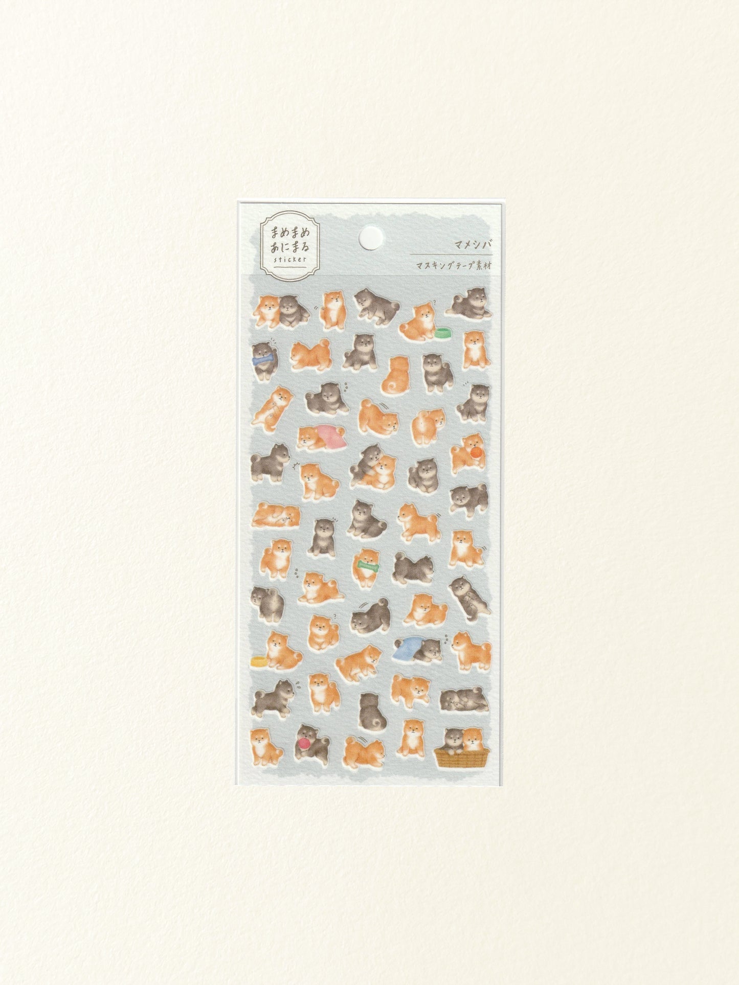 Mind Wave Mame Mame Animal Sticker Sheet: Mameshiba
