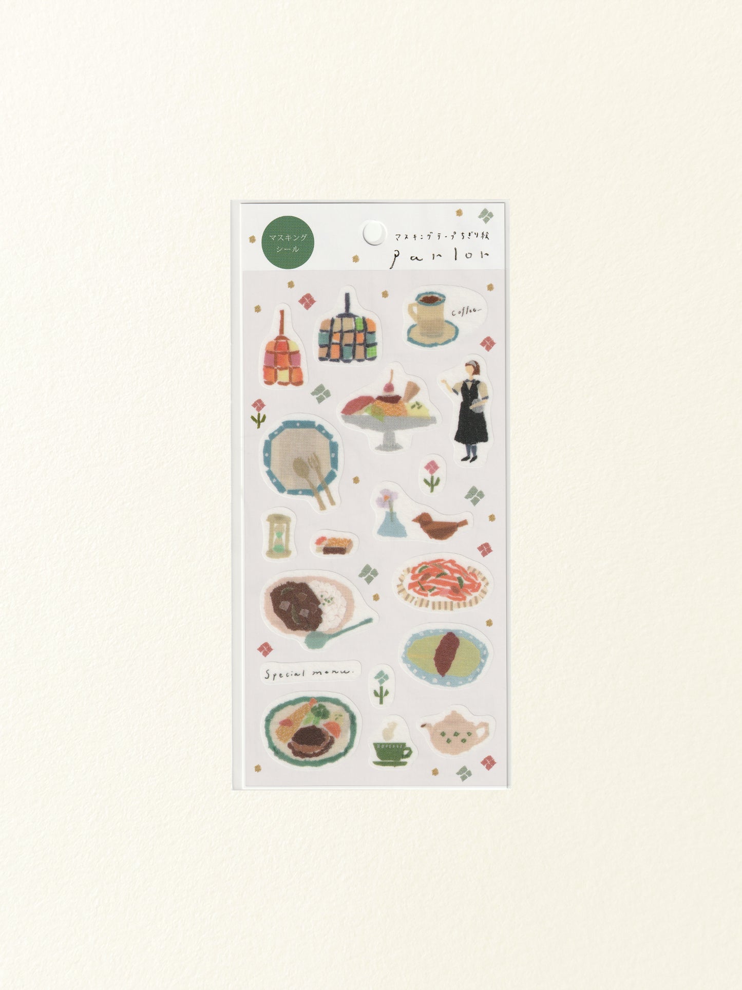 Miki Tamura Washi Sticker Sheet: Parlor