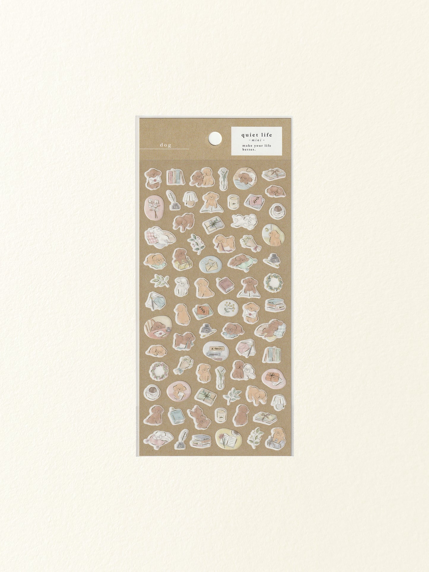 Mind Wave Quiet Life Sticker Sheet: Dog