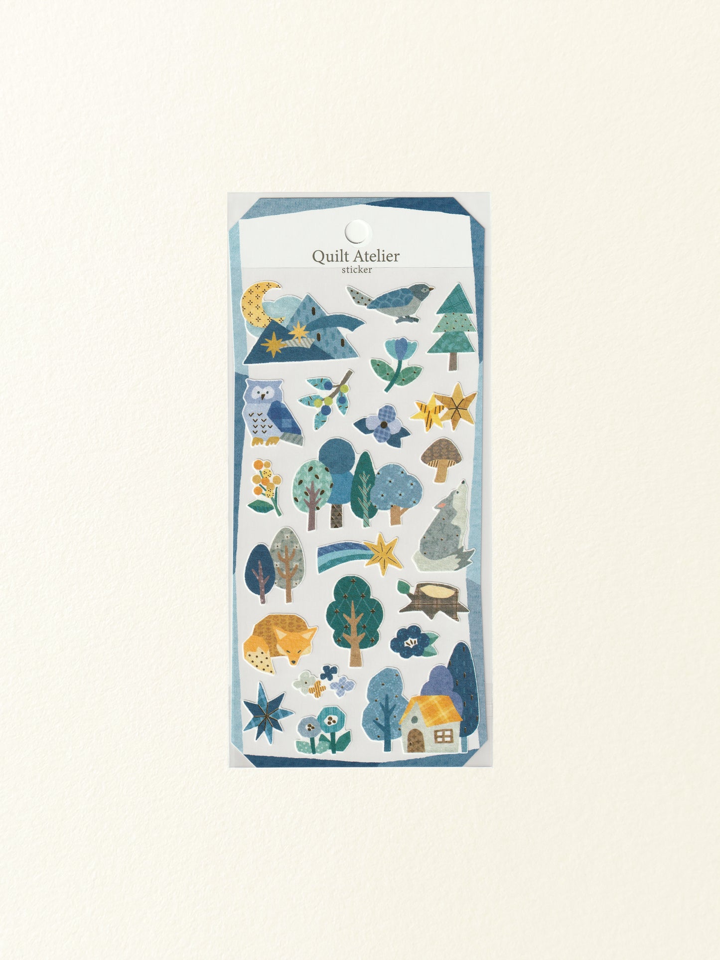 Mind Wave Quilt Atelier Sticker Sheet: Forest with Beautiful Stars