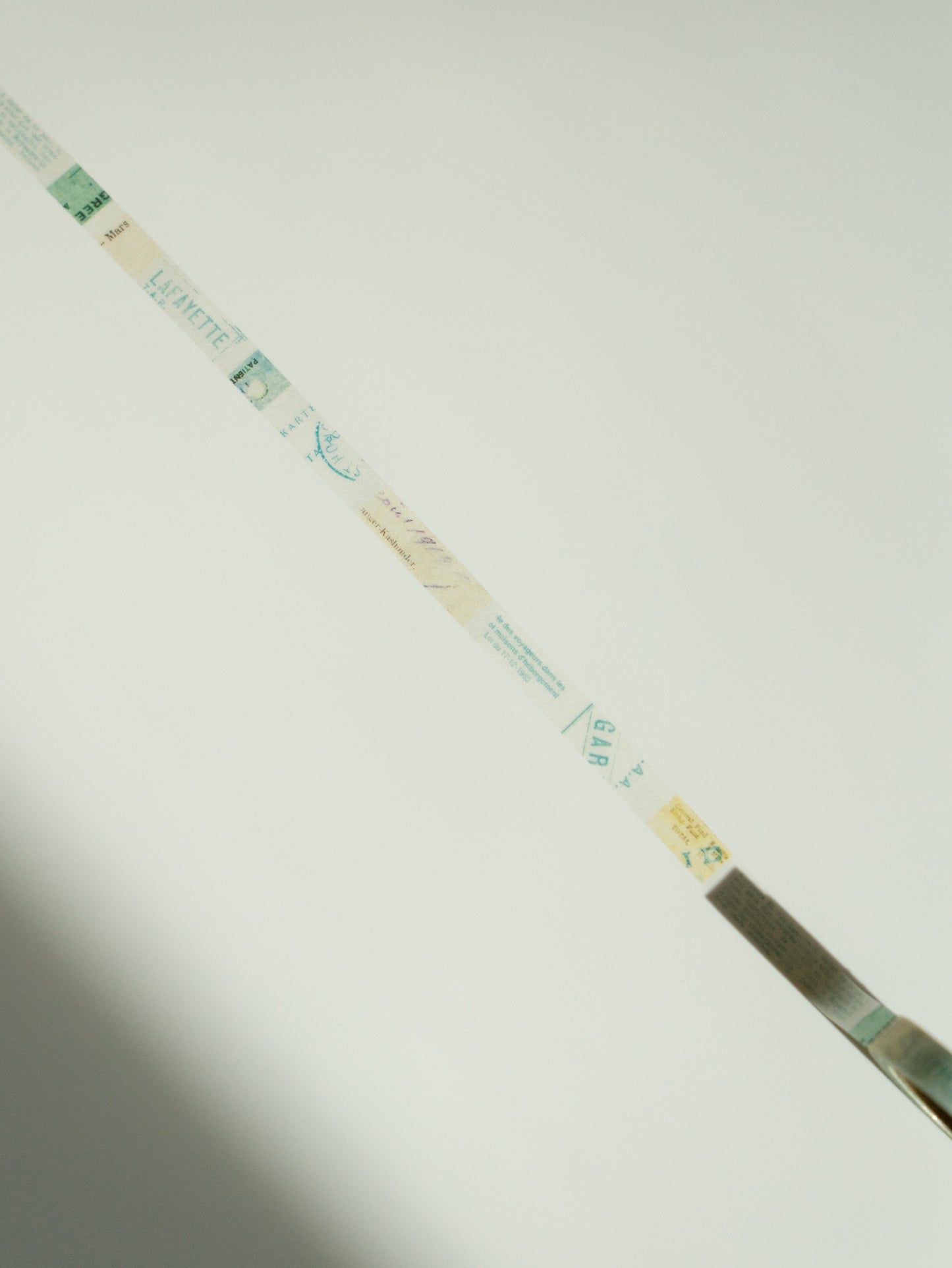 Yohaku Slim Washi Tape: Birch Forest | Shirakabanomori