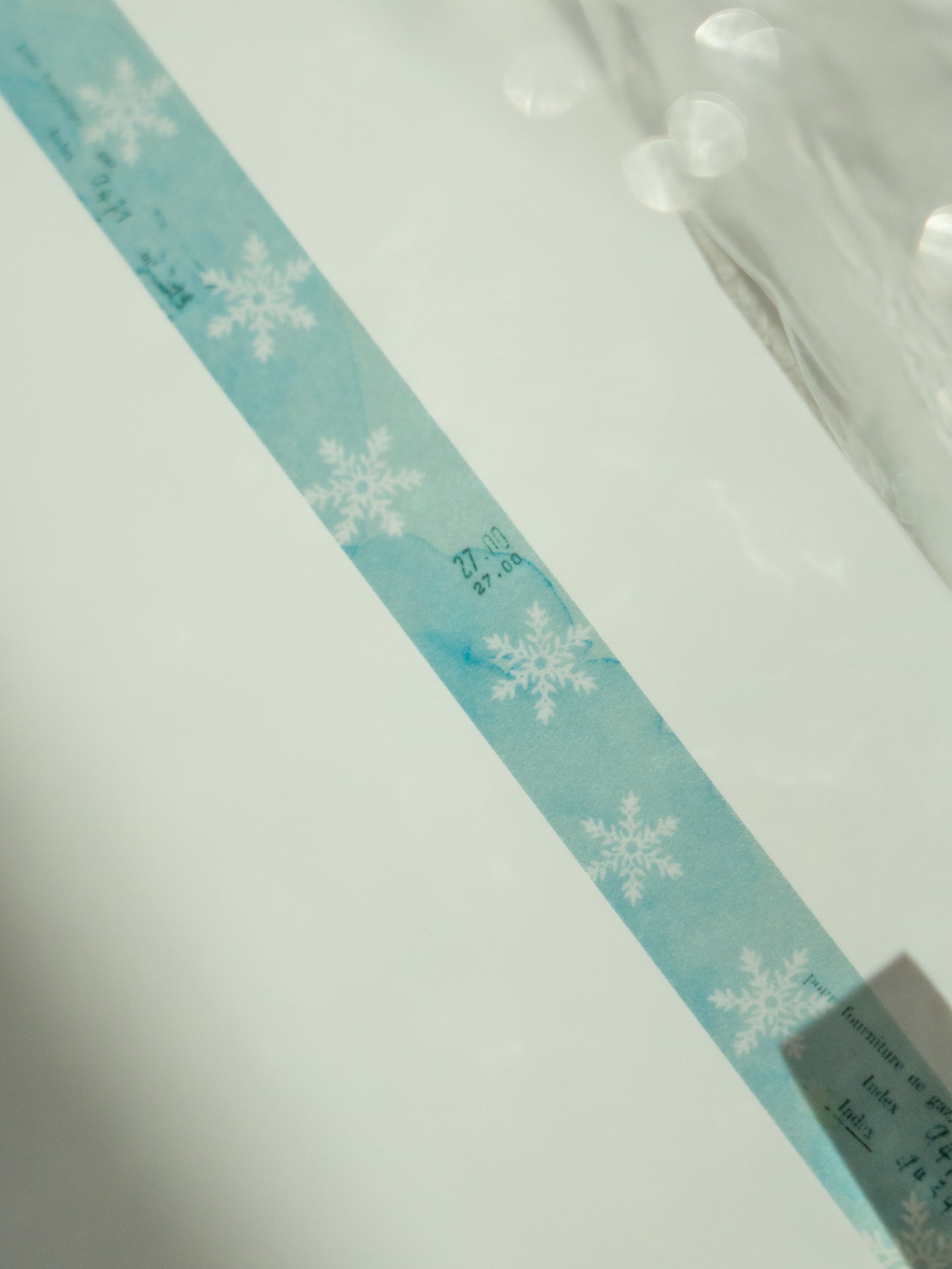 Yohaku Washi Tape: Powder Snow | Konayuki