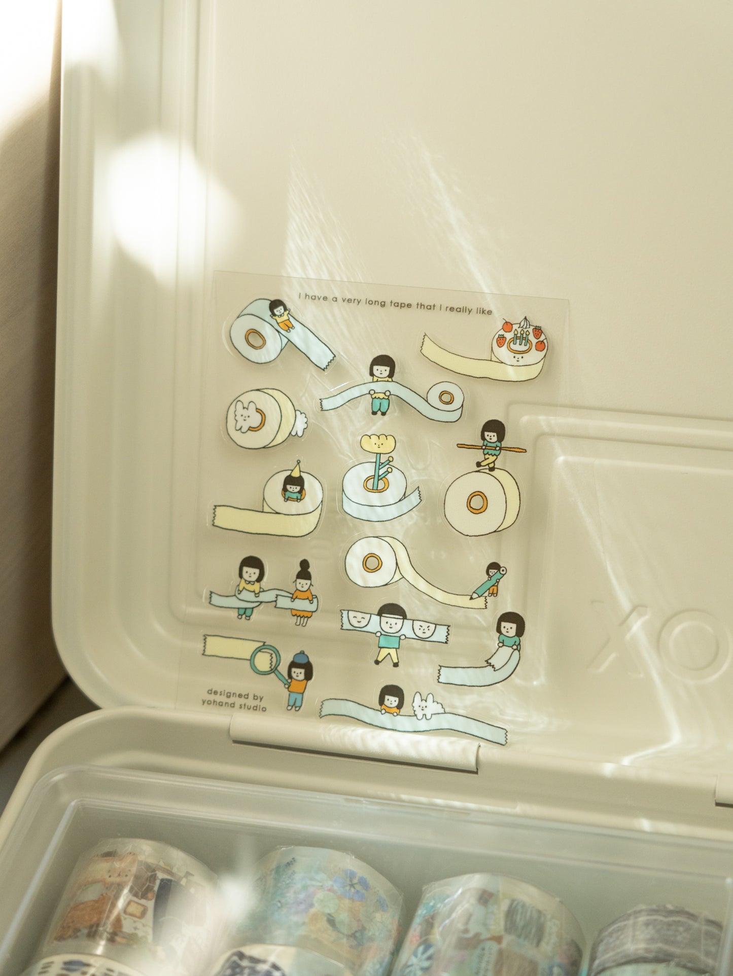 Yohand Studio Clear Sticker Sheet: Tape