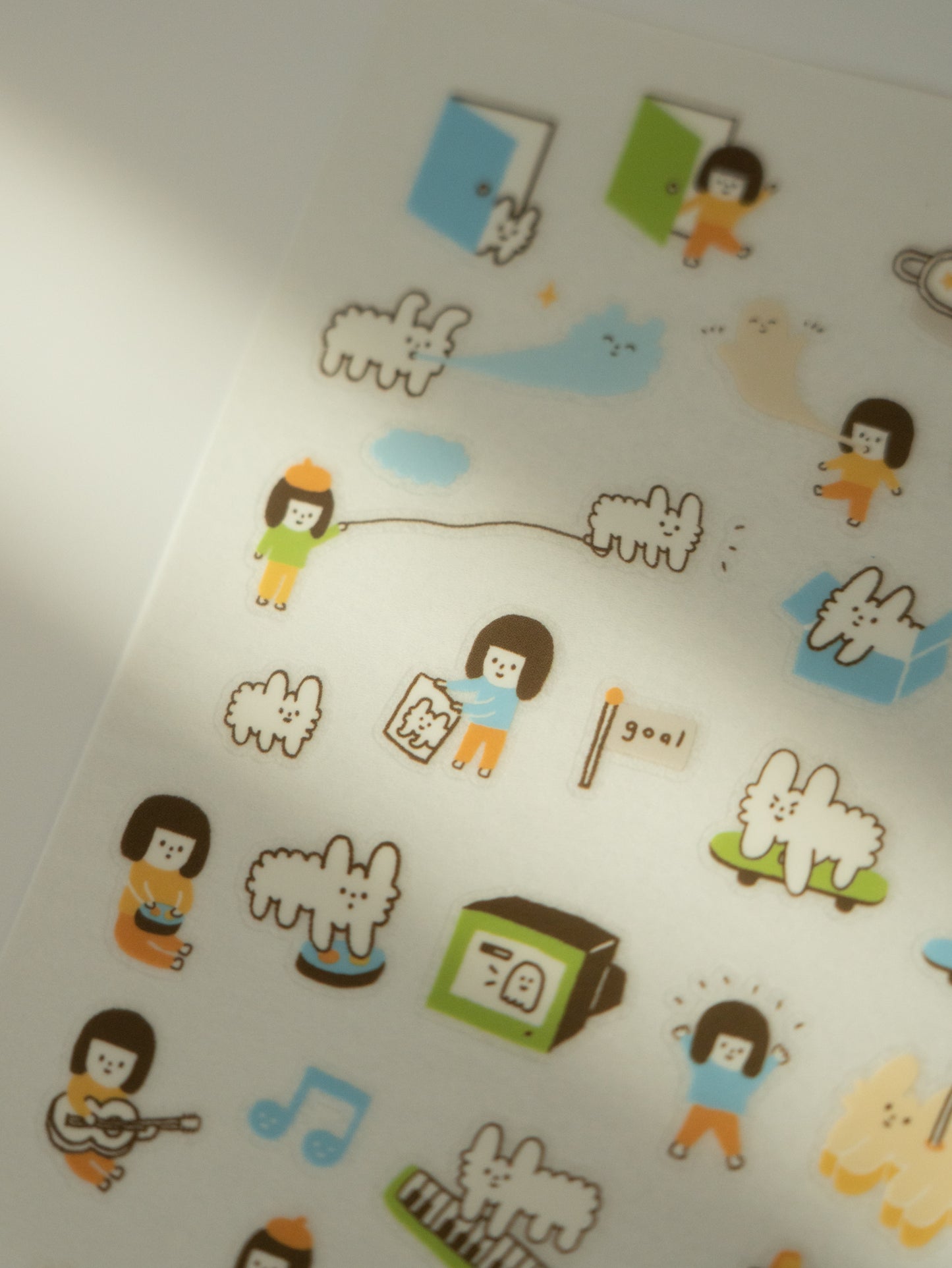 Yohand Studio Print-On Sticker Sheet: Ideal Life