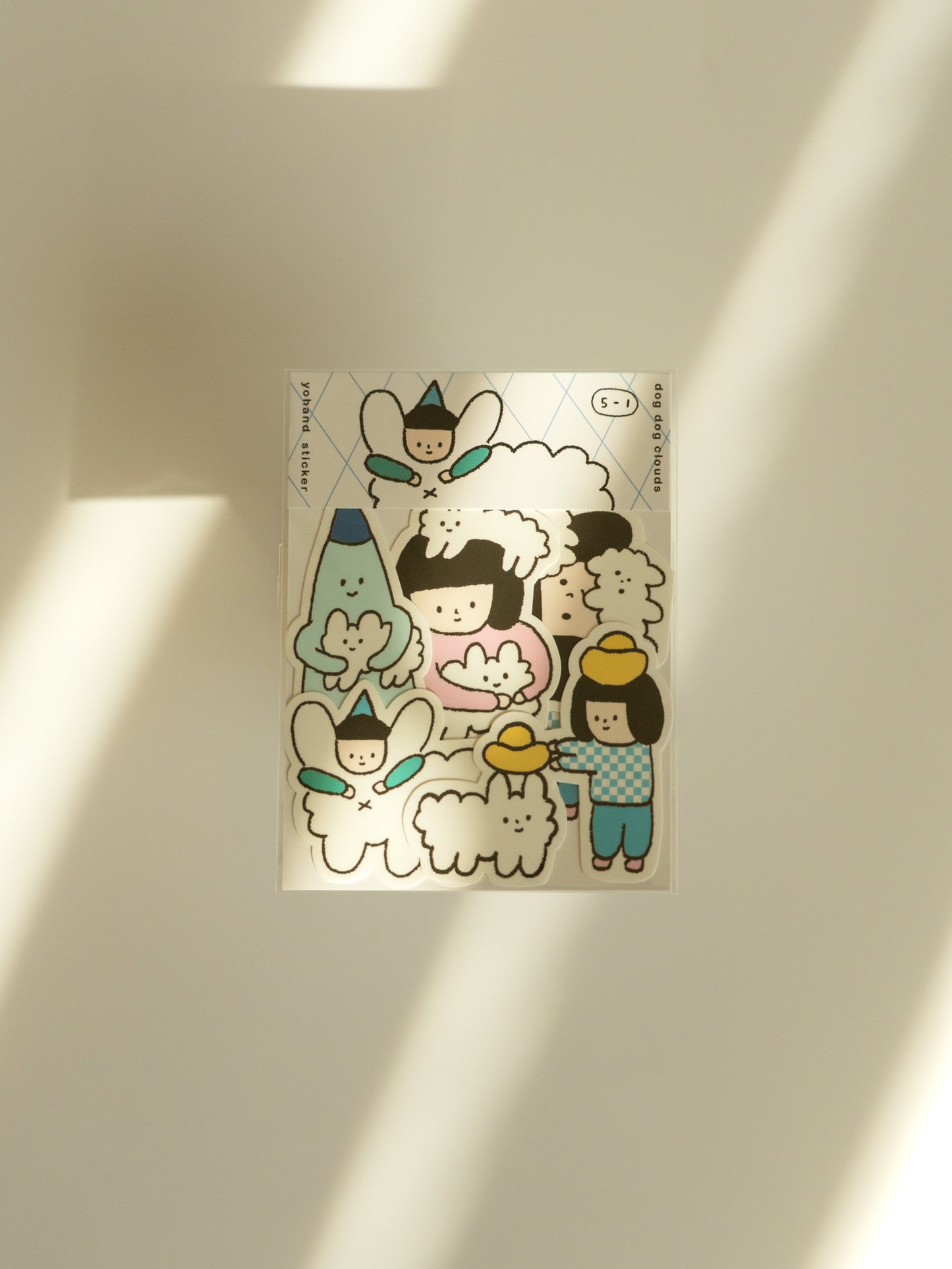 Yohand Studio Sticker Pack 5.1: Dog Dog Clouds