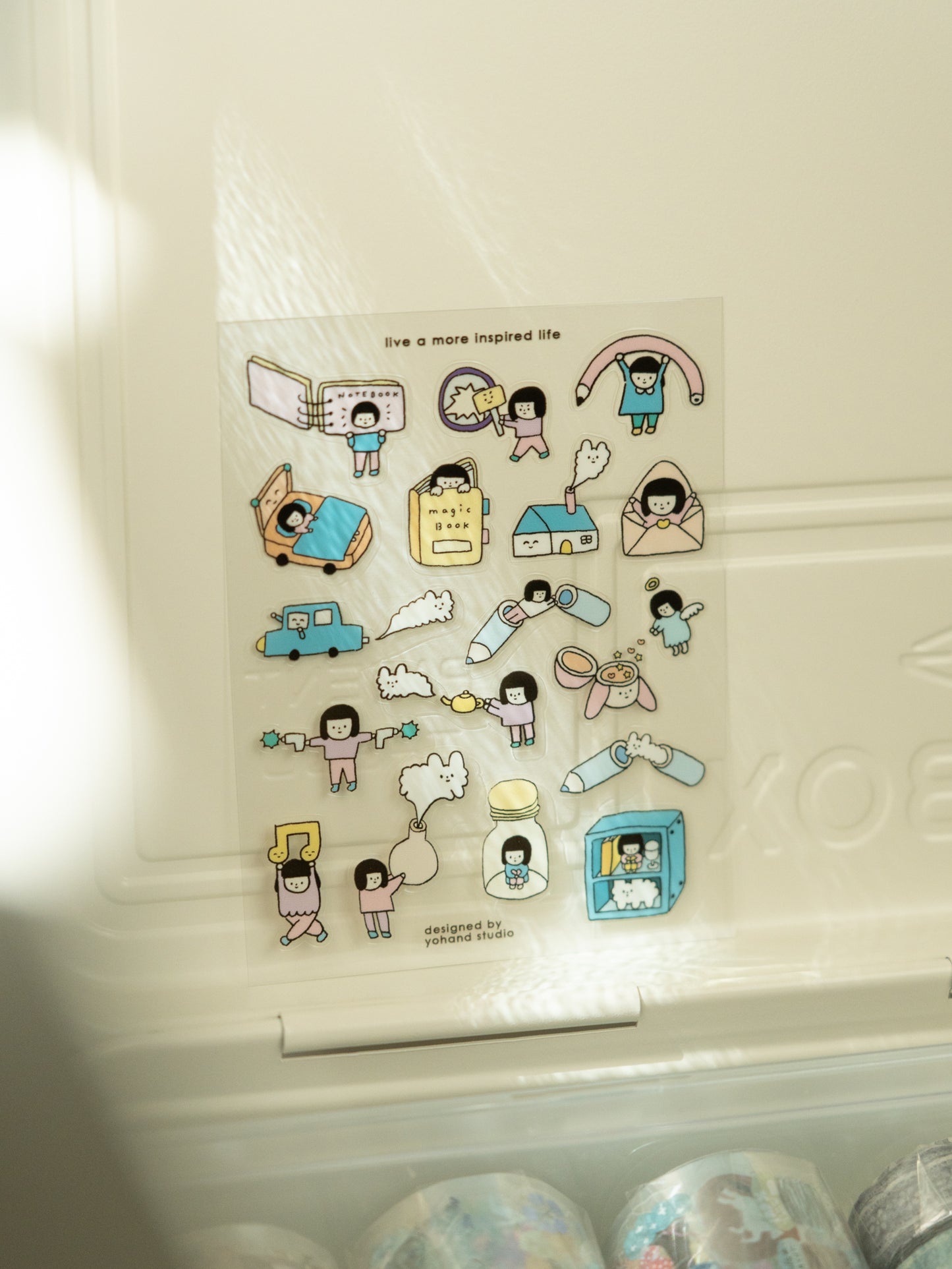 Yohand Studio Clear Sticker Sheet: Inspired Life