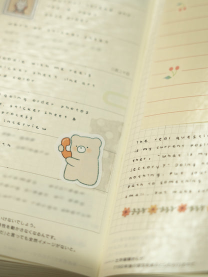 Pion Kiss Cut Washi Tape: Cloth