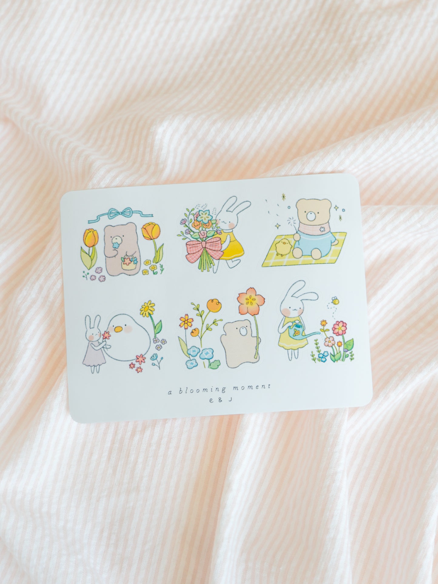 A Blooming Moment Sticker Sheet