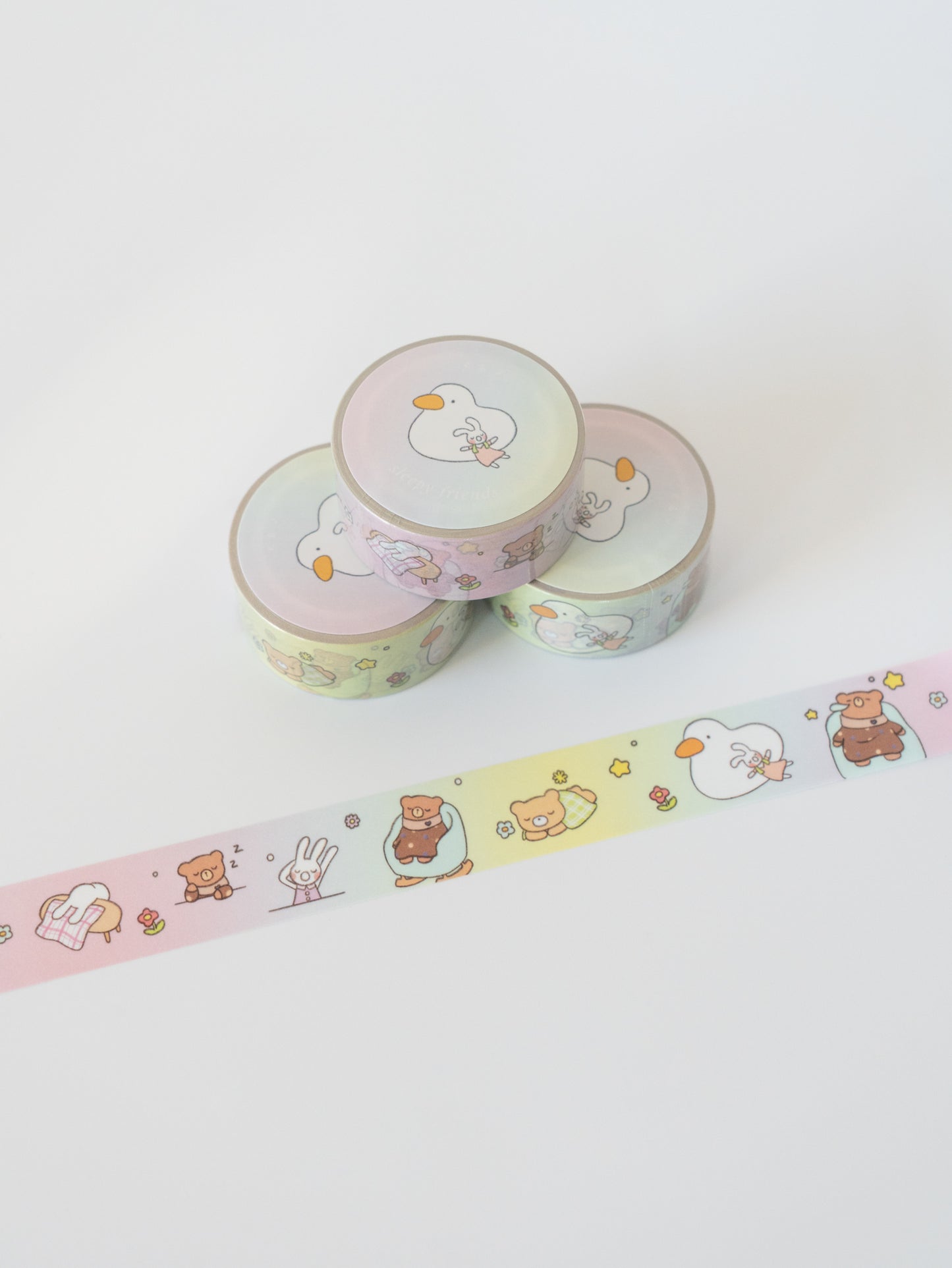 Sleepy Friends Washi Tape