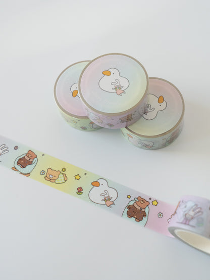 Sleepy Friends Washi Tape