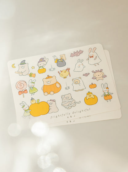 Frightfully Delightful Sticker Sheet