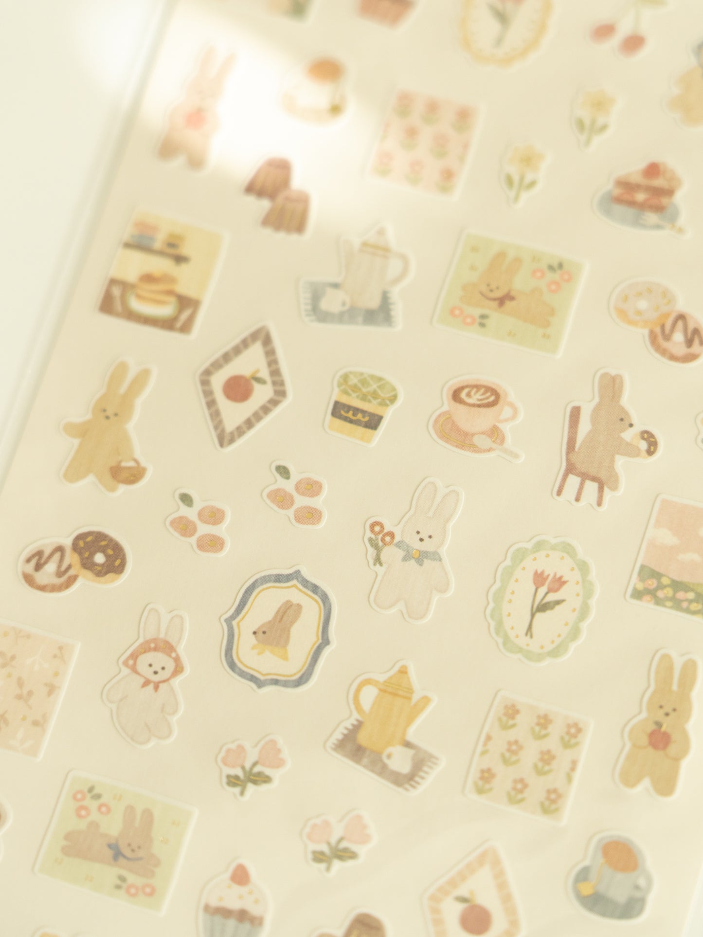 Mind Wave Lämpö Mini Sticker Sheet: Rabbit and Dusk