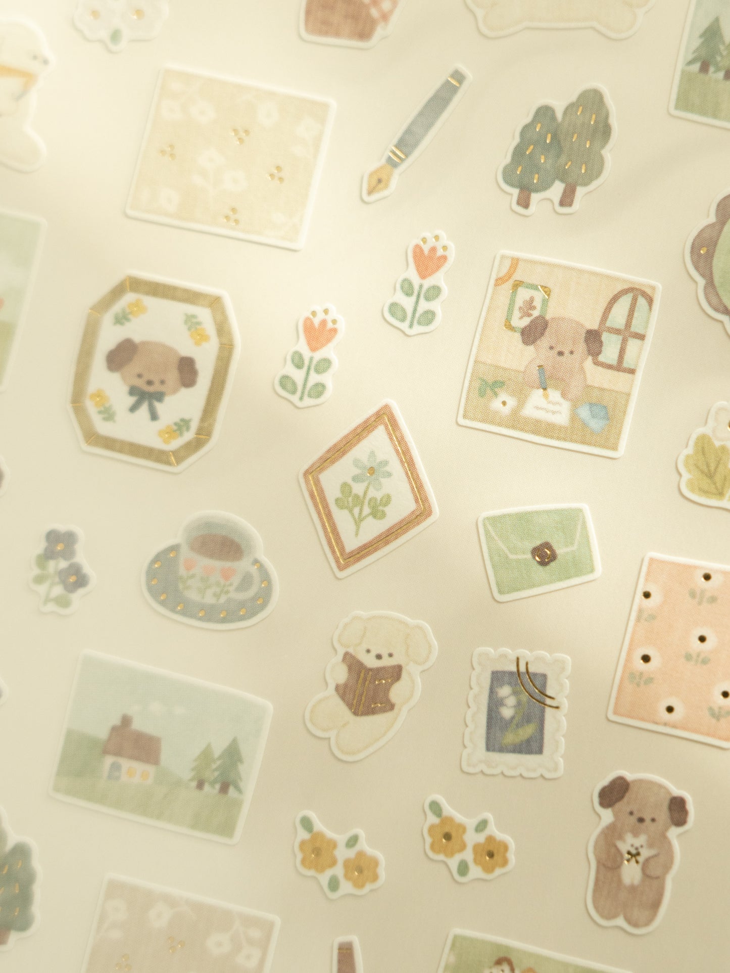 Mind Wave Lämpö Mini Sticker Sheet: Dog and Early Afternoon