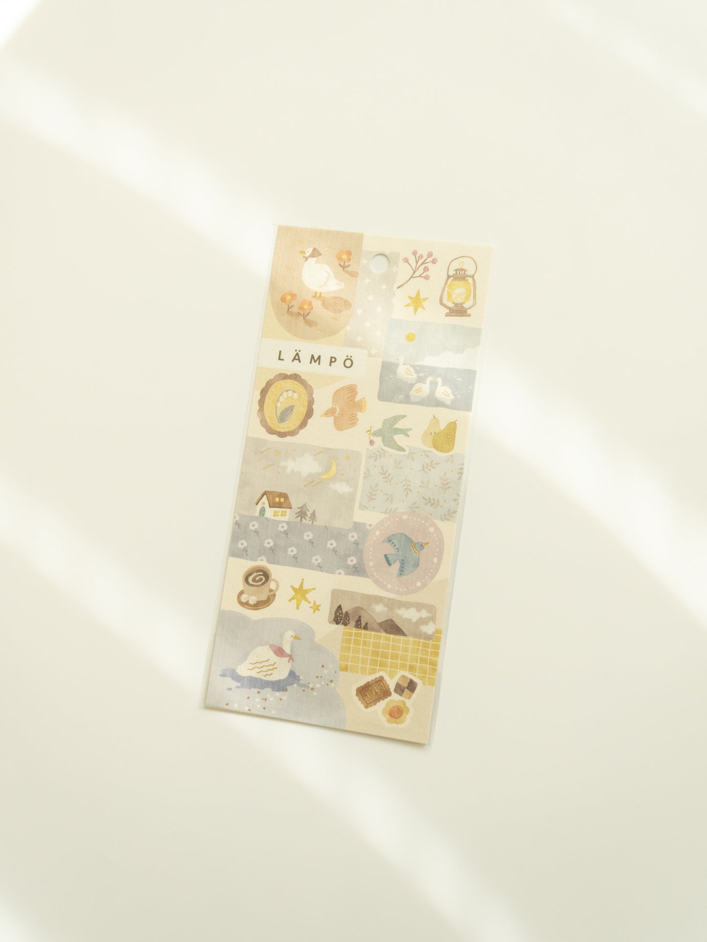 Mind Wave Lämpö Sticker Sheet: Bird and Moon