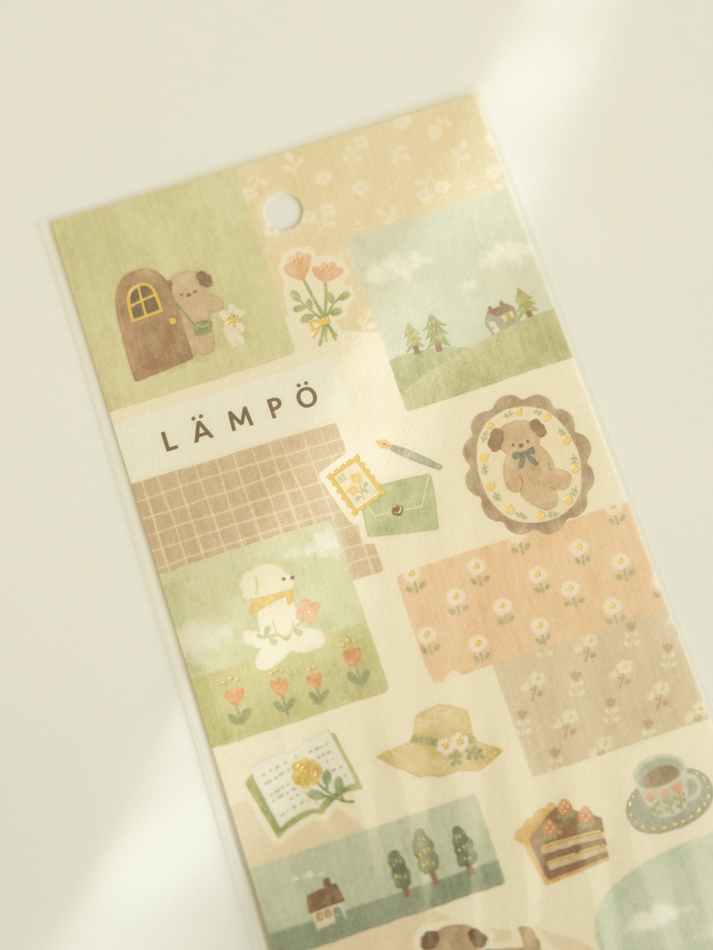 Mind Wave Lämpö Sticker Sheet: Dog and Early Afternoon