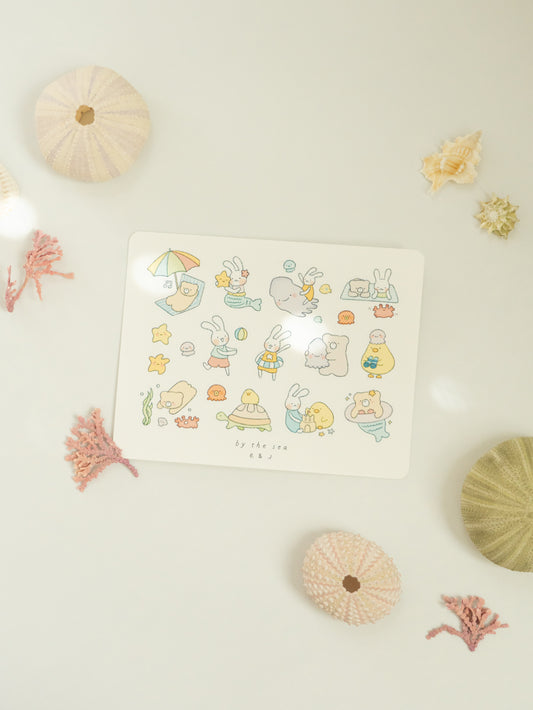 By the Sea Sticker Sheet