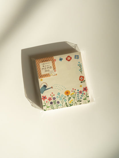 Furukawa Shiko Watashi-Biyori Memo Pad: Flower