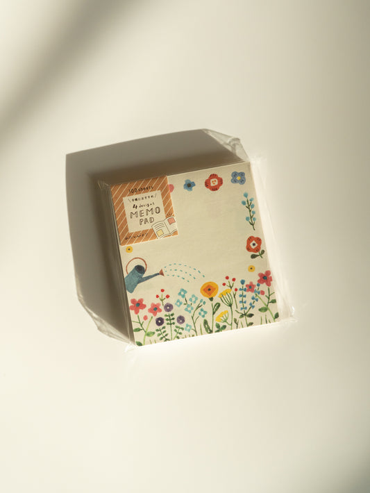 Furukawa Shiko Watashi-Biyori Memo Pad: Flower