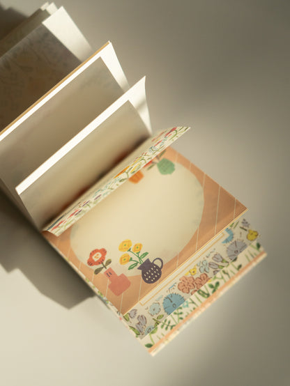 Furukawa Shiko Watashi-Biyori Memo Pad: Flower