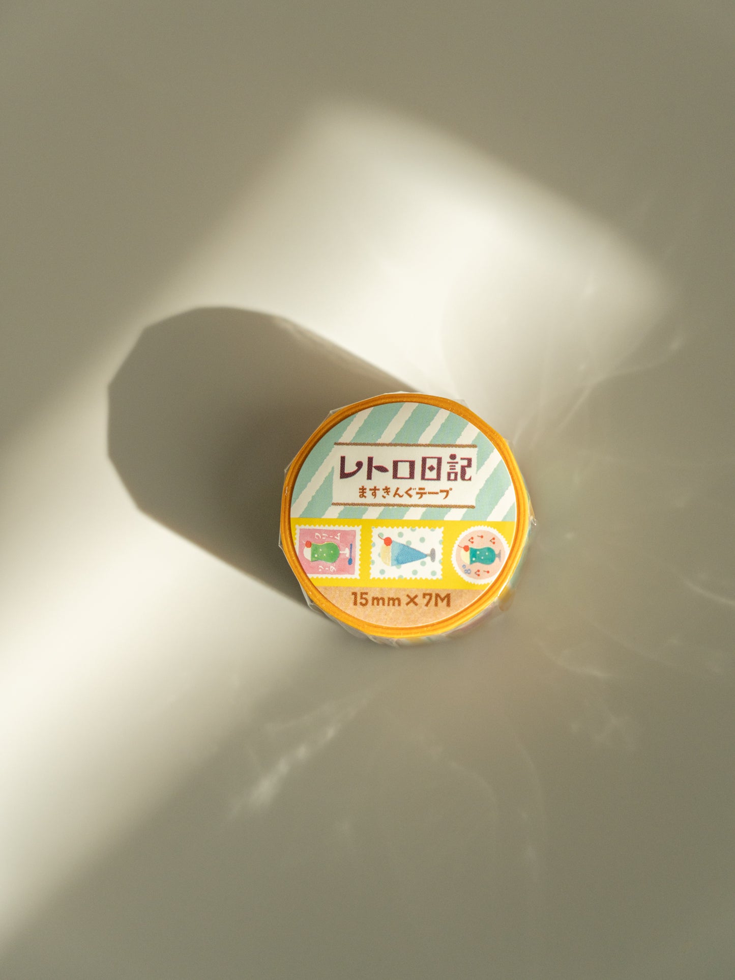 Furukawa Shiko Washi Tape: Cream Soda Stamp