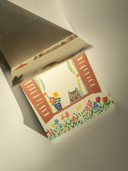 Furukawa Shiko Watashi-Biyori Memo Pad: Time at Home