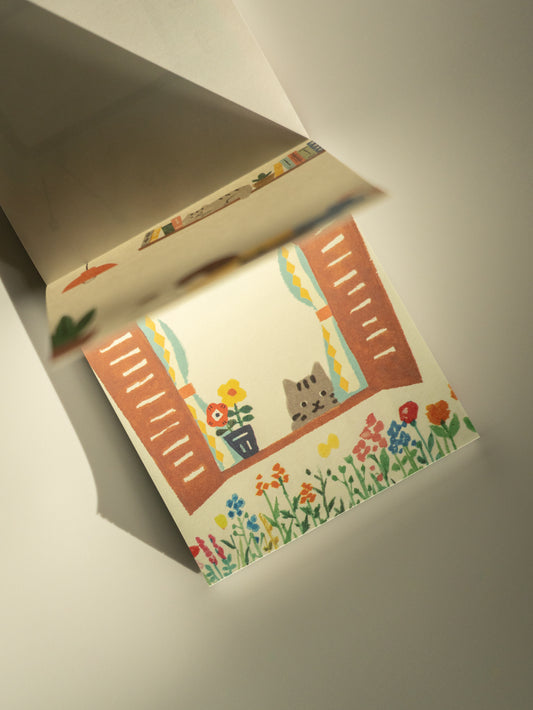 Furukawa Shiko Watashi-Biyori Memo Pad: Time at Home