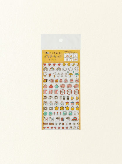 Furukawa Shiko Watashi-Biyori Daily Sticker Sheet: Daily Schedule