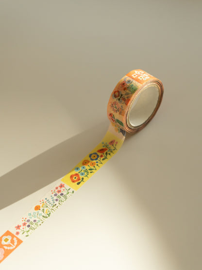 Furukawa Shiko Watashi-Biyori Washi Tape: Garden