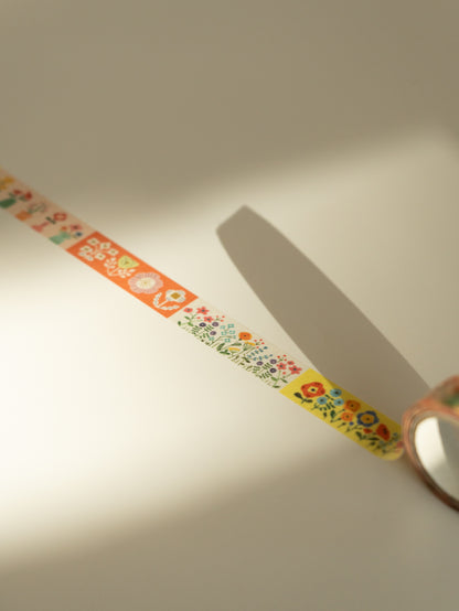 Furukawa Shiko Watashi-Biyori Washi Tape: Garden