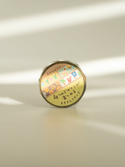 Furukawa Shiko Watashi-Biyori Washi Tape: Retro Cafe