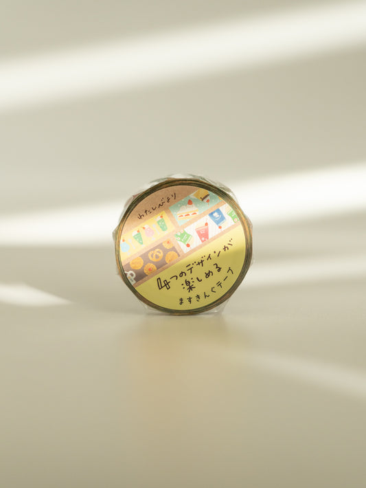 Furukawa Shiko Watashi-Biyori Washi Tape: Retro Cafe