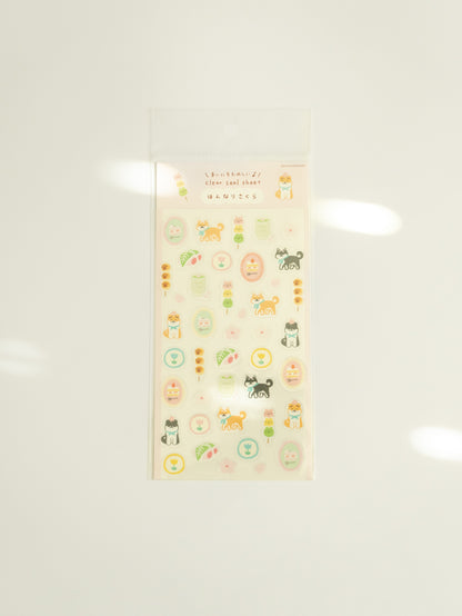 Furukawa Shiko Clear Sticker Sheet: Elegant Sakura