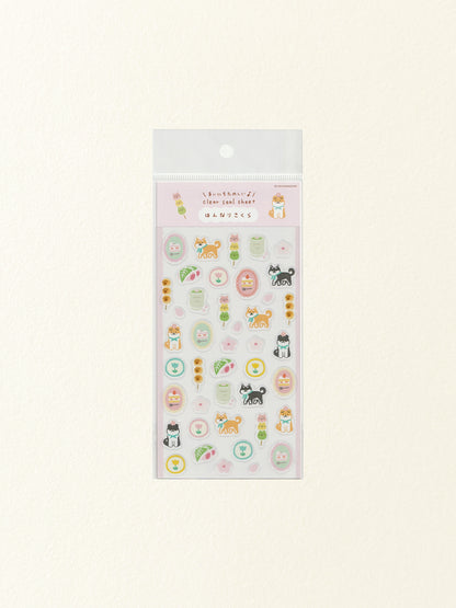 Furukawa Shiko Clear Sticker Sheet: Elegant Sakura