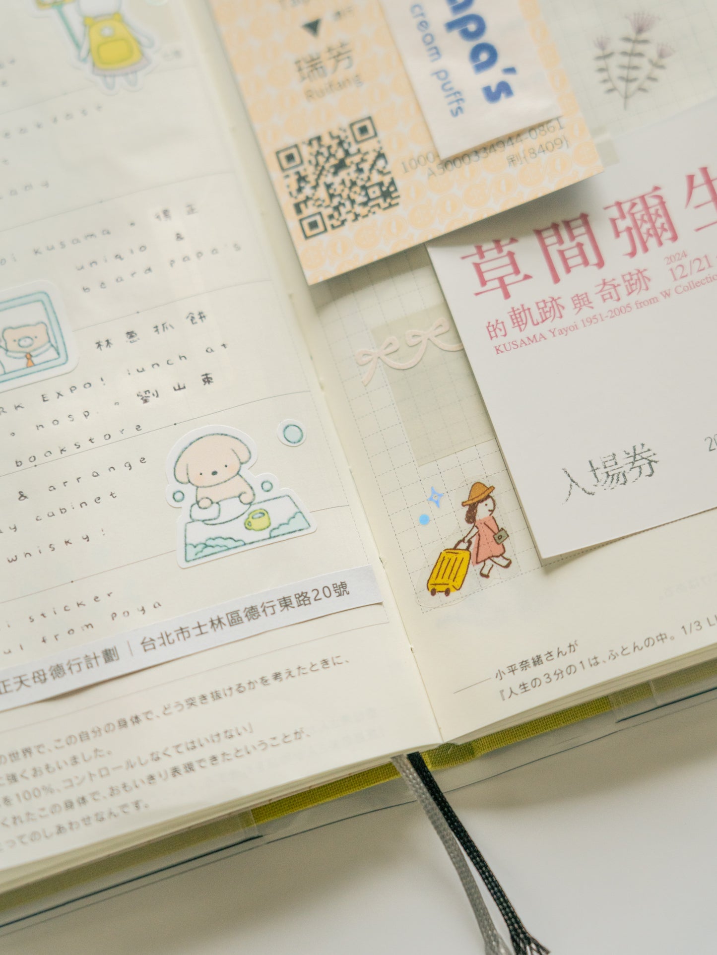 Furukawa Shiko Watashi-Biyori Daily Sticker Sheet: A Day in My Life