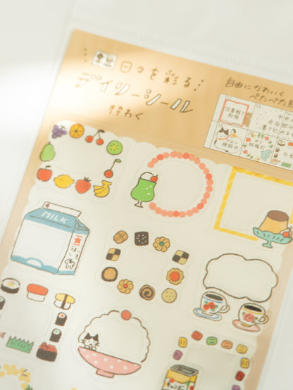 Furukawa Shiko Watashi-Biyori Daily Sticker Sheet: Frames