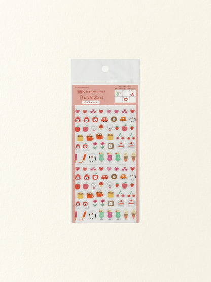 Furukawa Shiko Watashi-Biyori Daily Sticker Sheet: Red