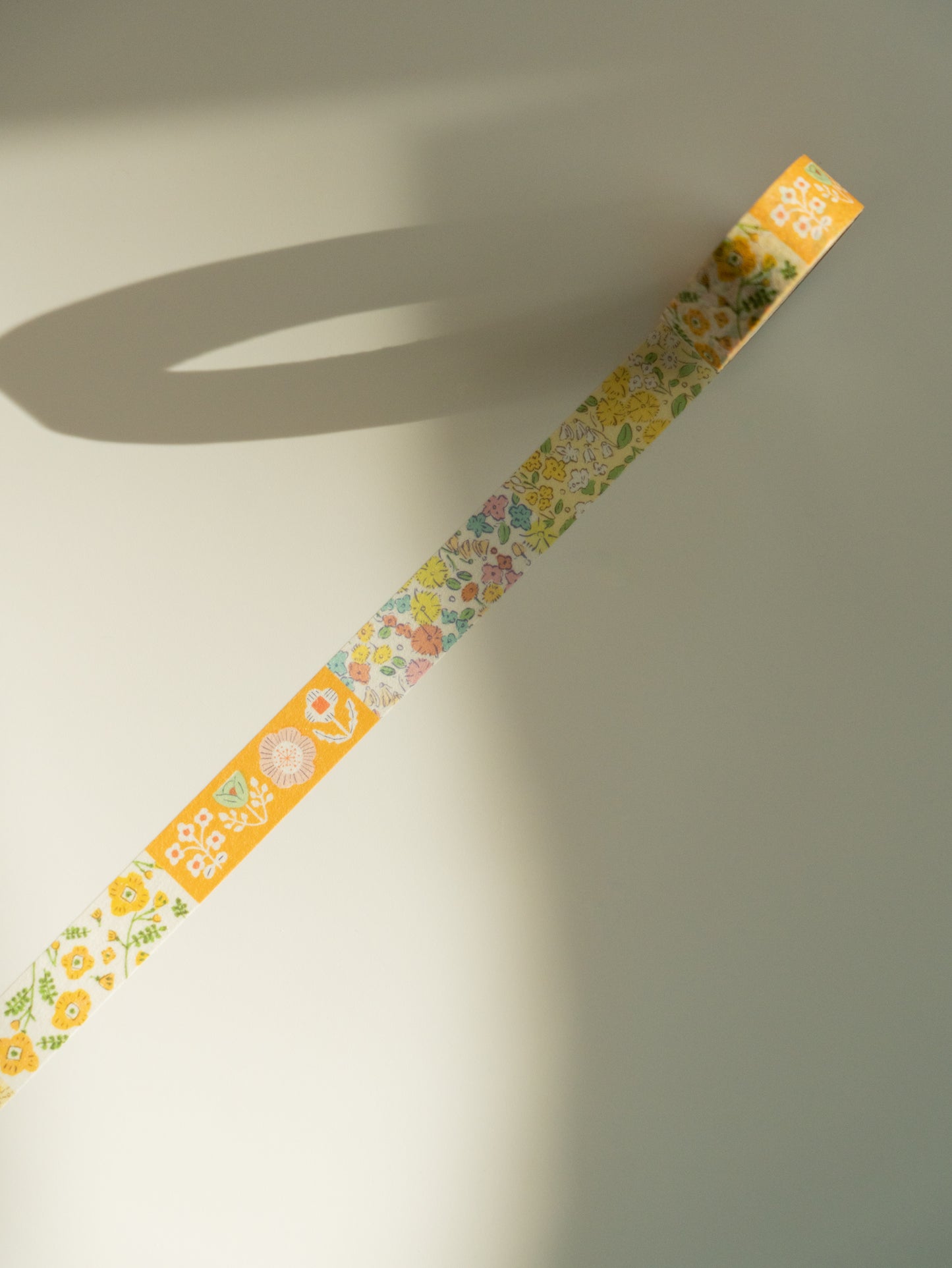 Furukawa Shiko Watashi-Biyori Washi Tape: Yellow Flowers
