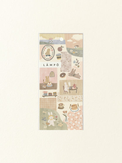 Mind Wave Lämpö Sticker Sheet: Rabbit and Dusk