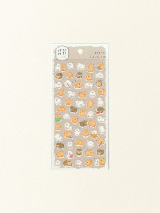Mind Wave Mame Mame Animal Sticker Sheet: Pomeranian