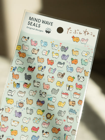 Mind Wave Sticker Sheet: Maybe a Cat