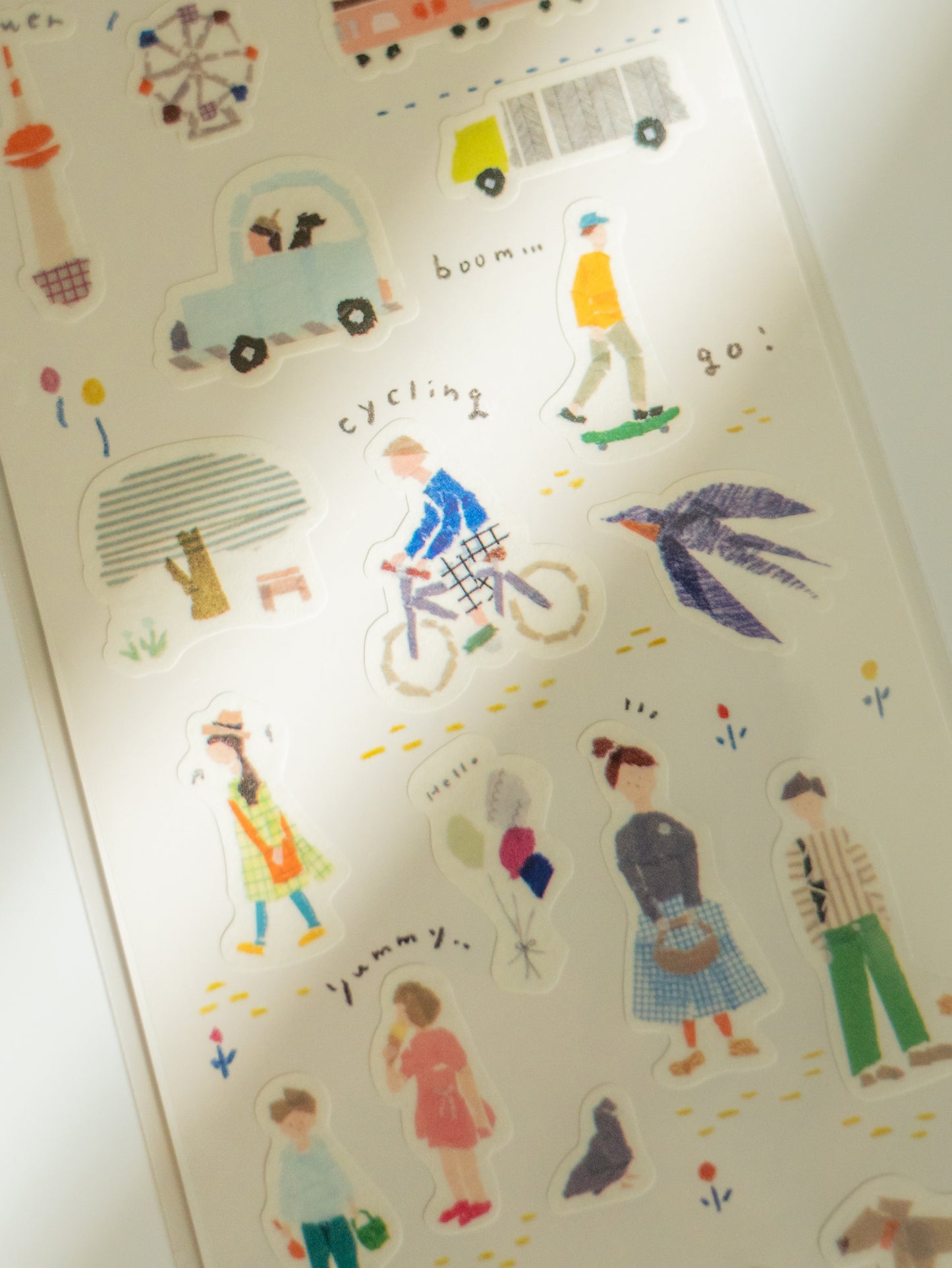 Miki Tamura Washi Sticker Sheet: Downtown