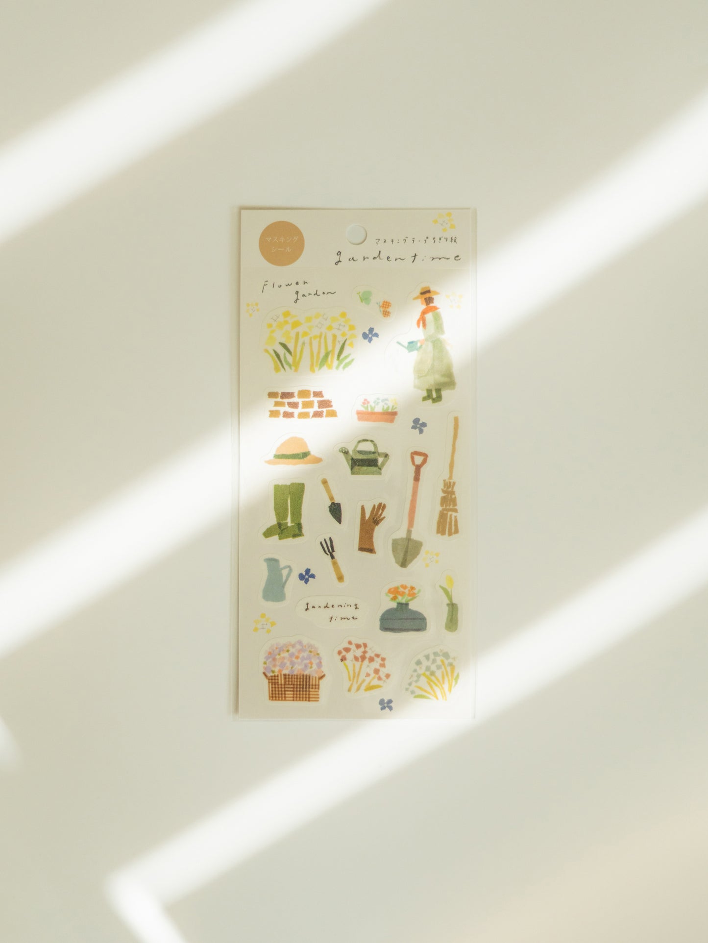Miki Tamura Washi Sticker Sheet: Garden Time