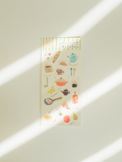 Miki Tamura Washi Sticker Sheet: Kitchen