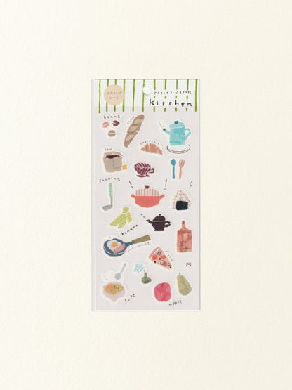 Miki Tamura Washi Sticker Sheet: Kitchen