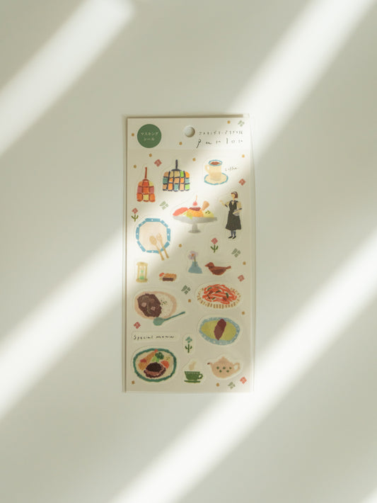 Miki Tamura Washi Sticker Sheet: Parlor